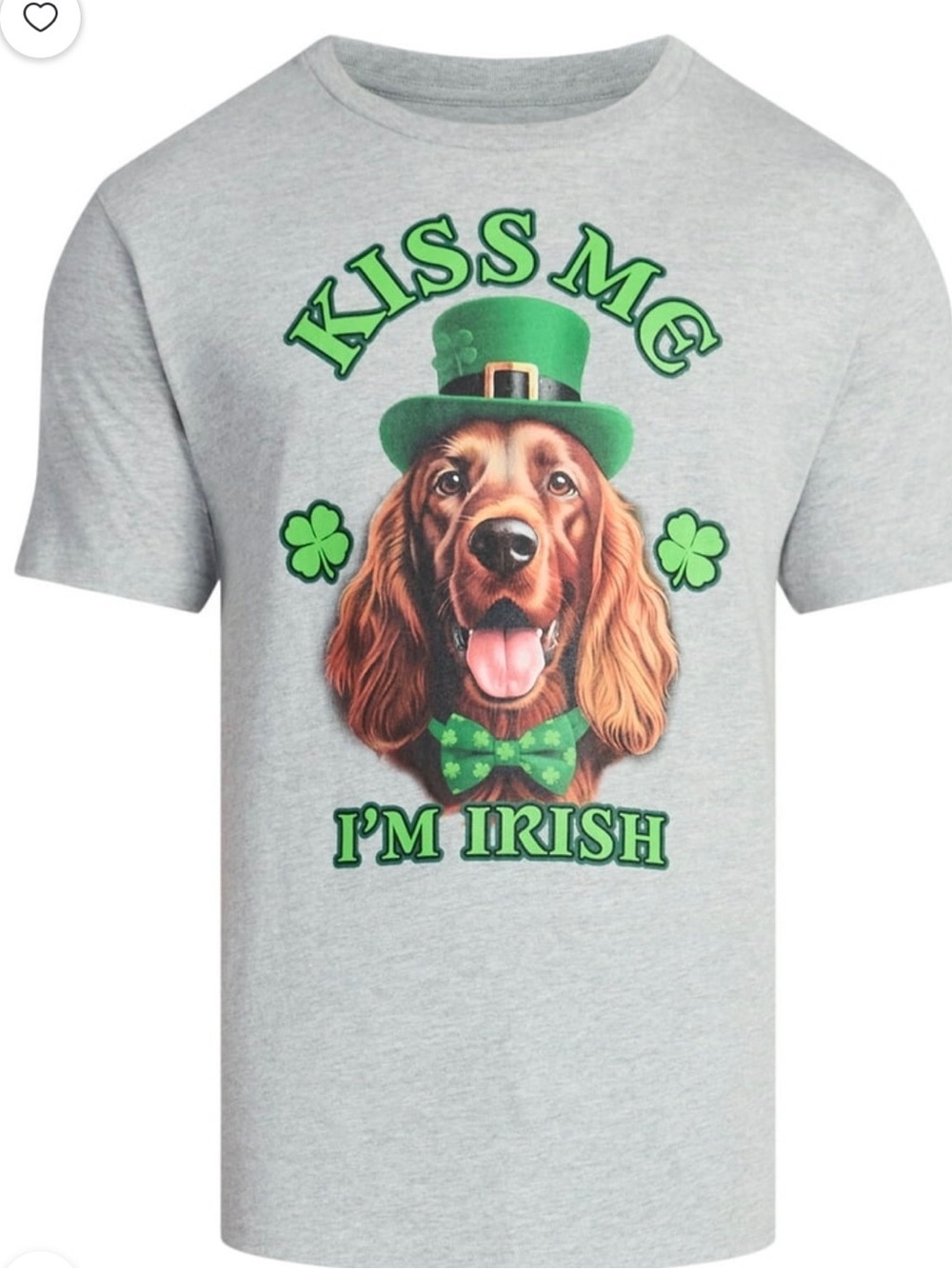 St. Patrick’s day men graphic tee irish Setter from way to celebrate